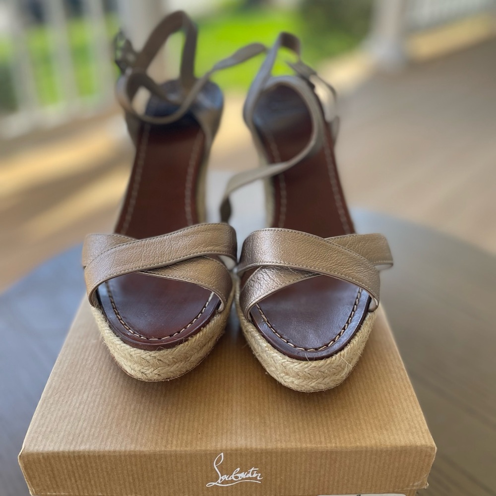 Christian Louboutin Tarifa Zeppa 90mm wedge sandal